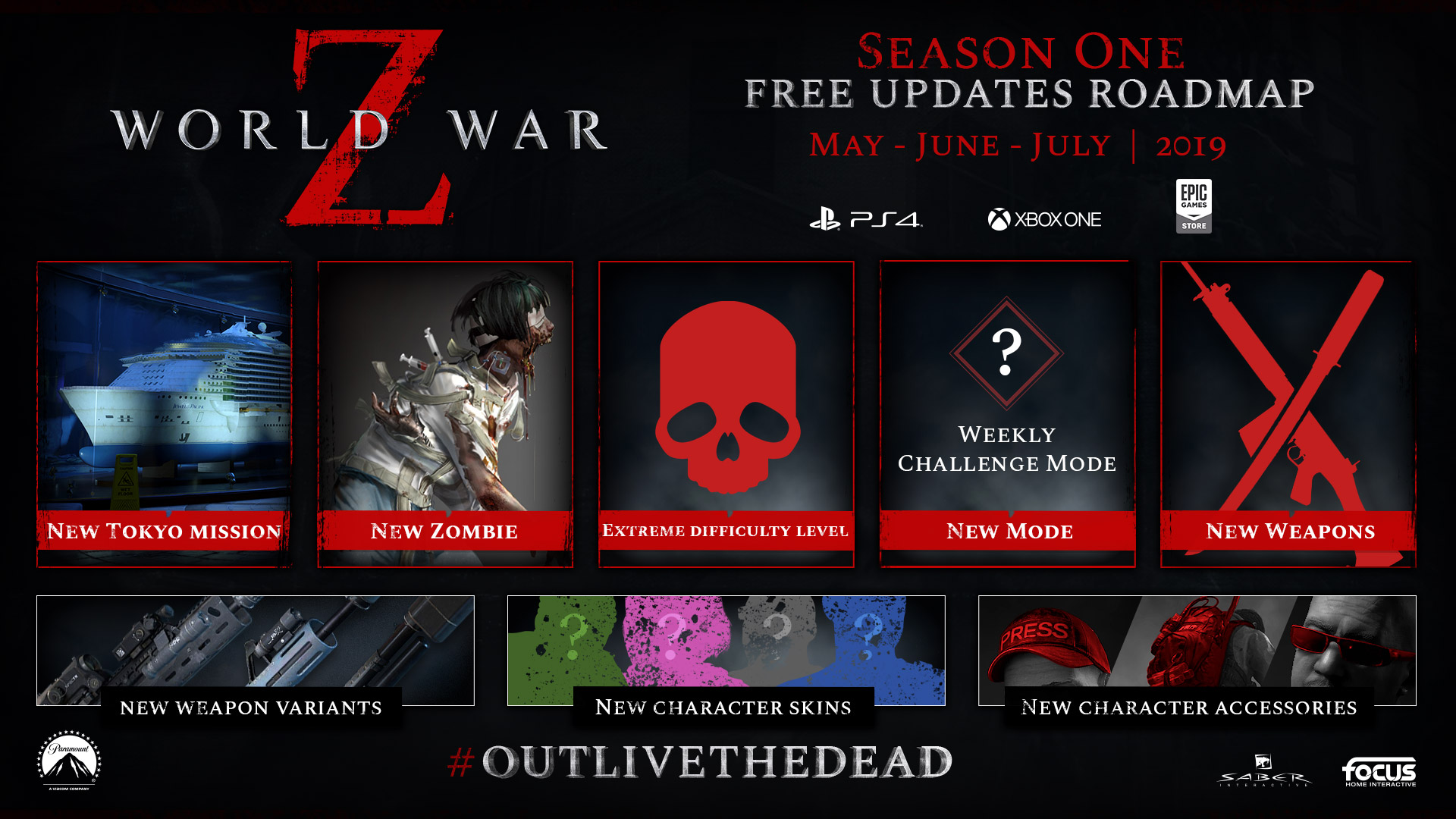 《末日之戰 World War Z》免費DLC即將推出 未來還會加入新模式