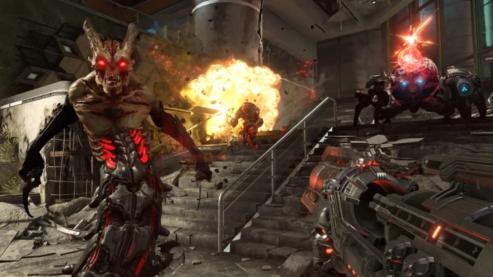 E3：《毀滅戰士：永恆》新截圖及藝術圖 屠殺怪物