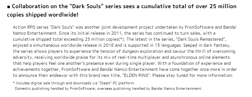 E3：FS社又一里程碑 《黑魂》系列突破2500萬份銷量