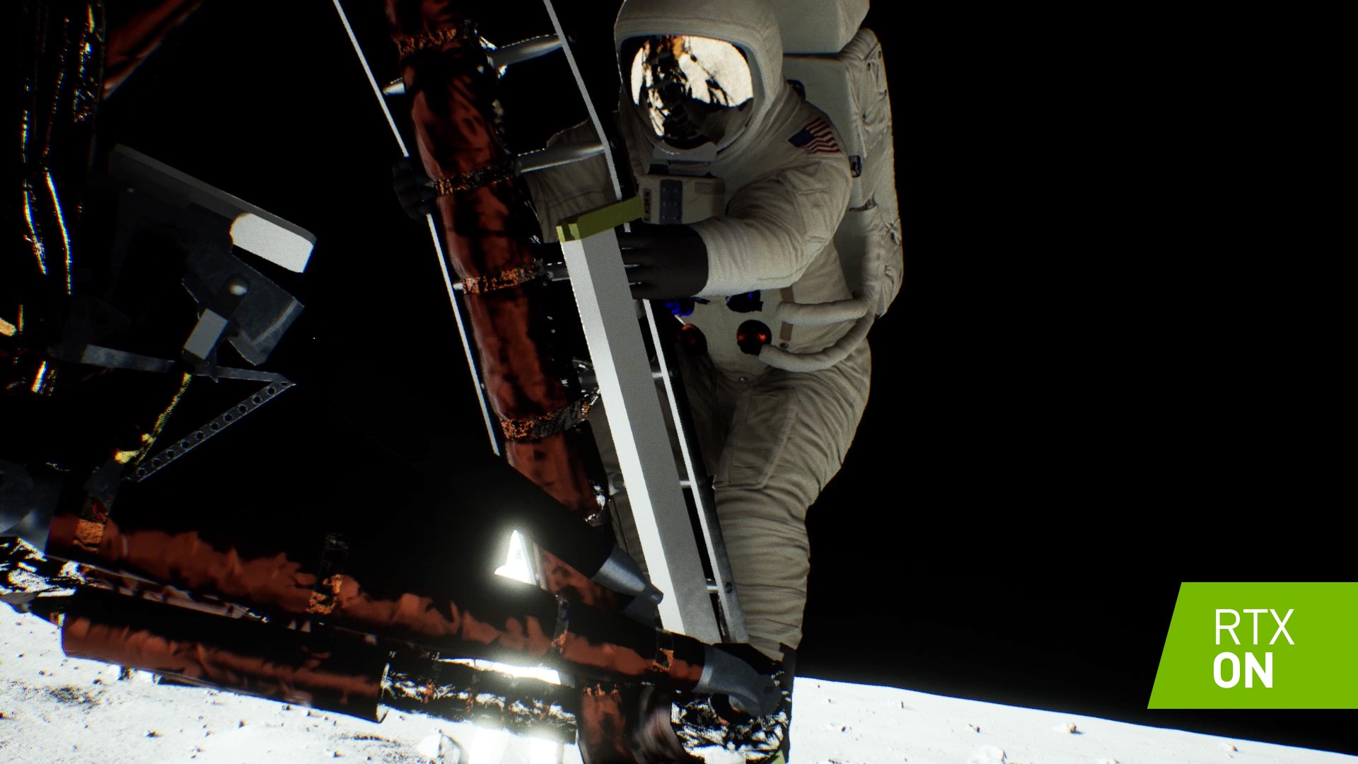  NVIDIA《阿波羅十一號登月》技術演示 光追特效全開