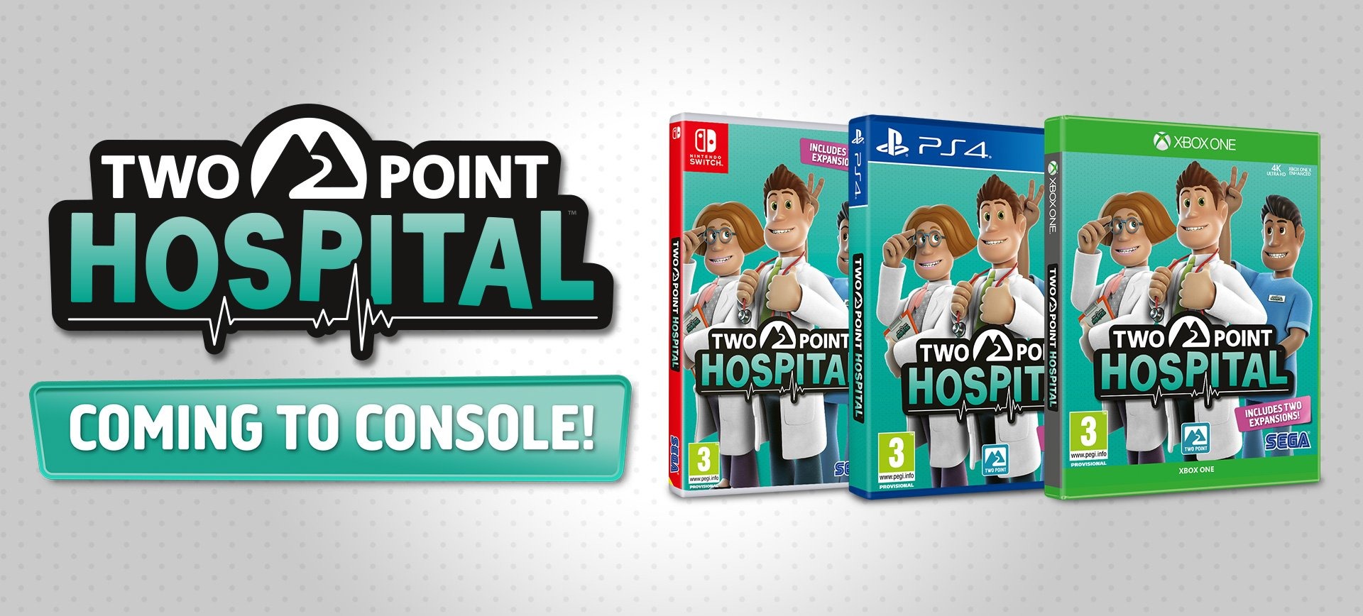 世嘉《雙點醫院》將於年內登陸XB1/PS4/Switch平台