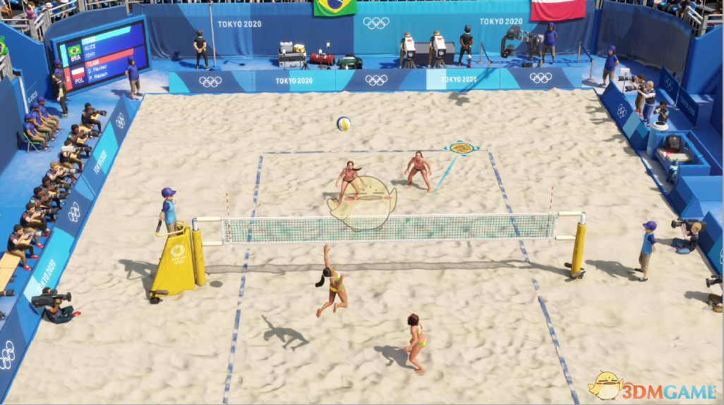 《2020東京奧運 官方授權遊戲》沙灘排球操作方法介紹