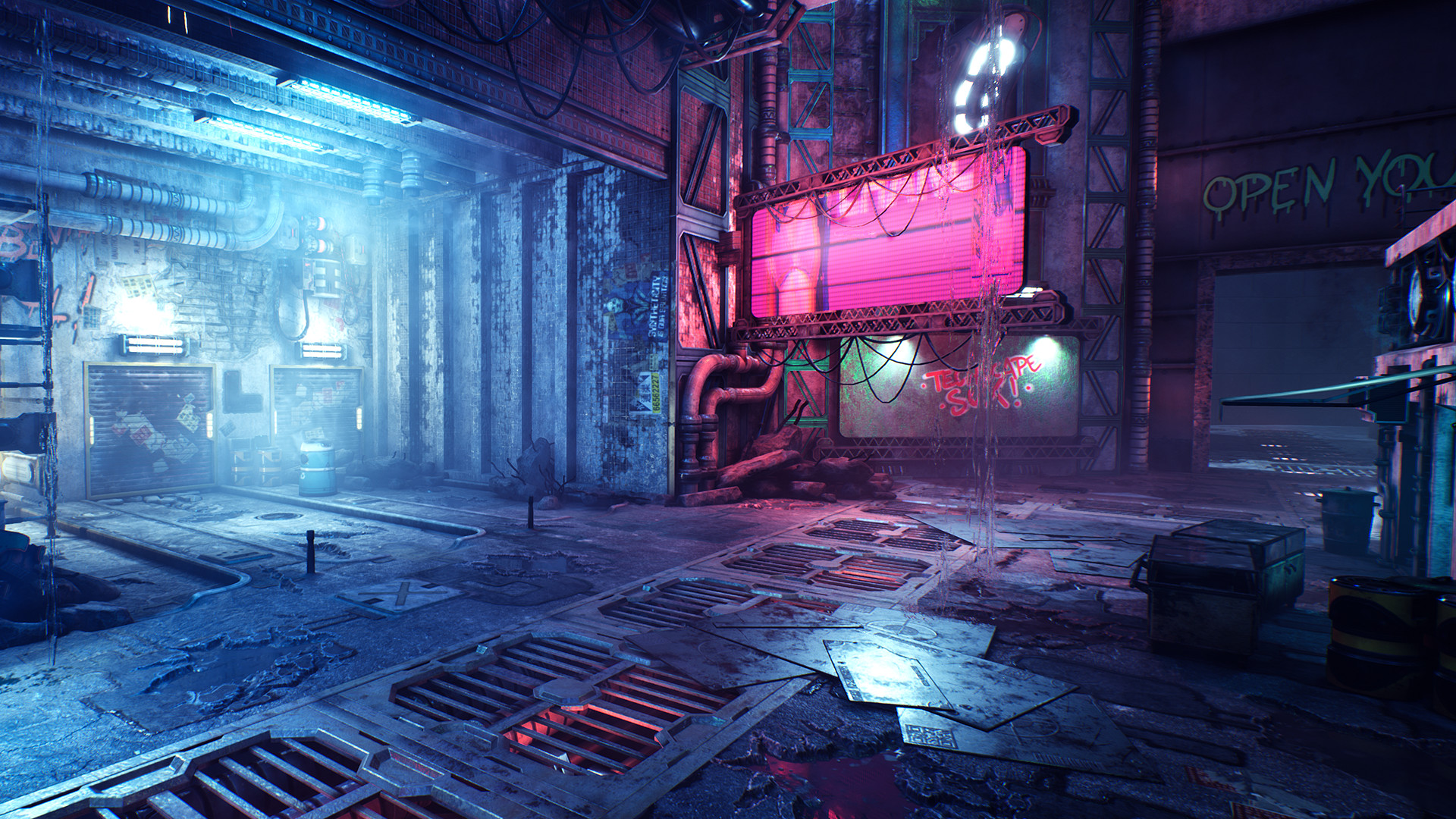 賽博朋克第一人稱動作遊戲《Ghostrunner》公布 Steam支持簡中
