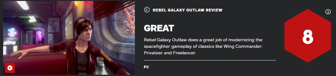 《勇闖銀河系：不法之徒》IGN評測8分