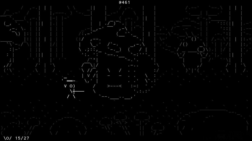 體驗奇特遊戲《石頭記》 在由ASCII符號組成的世界探險