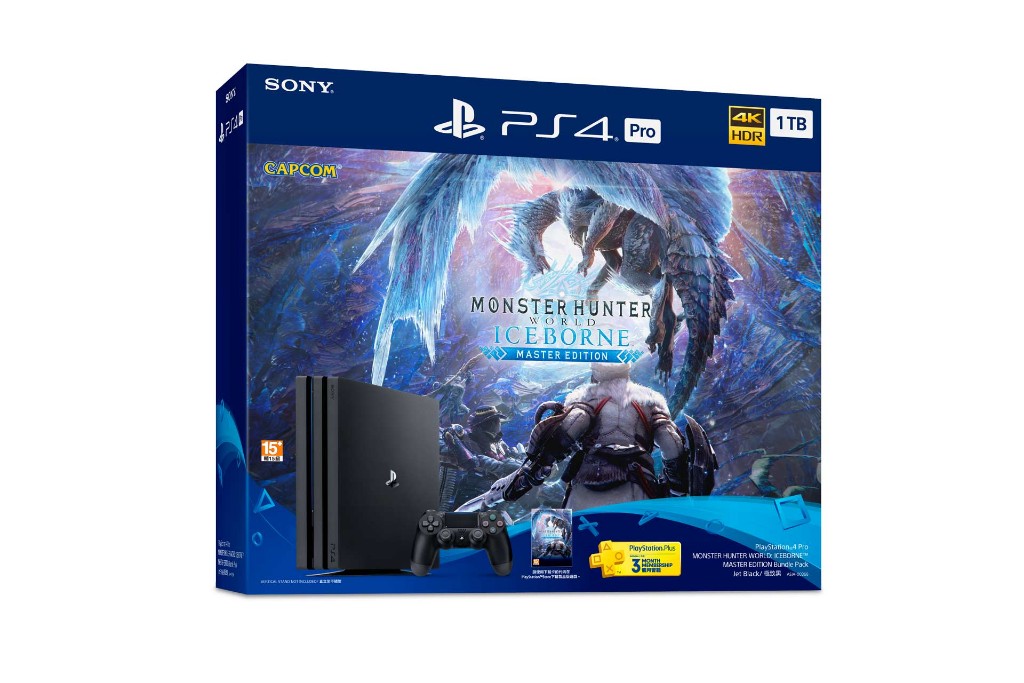 索尼推出《魔物獵人世界：冰原》同捆版PS4 Pro 售價約2920元