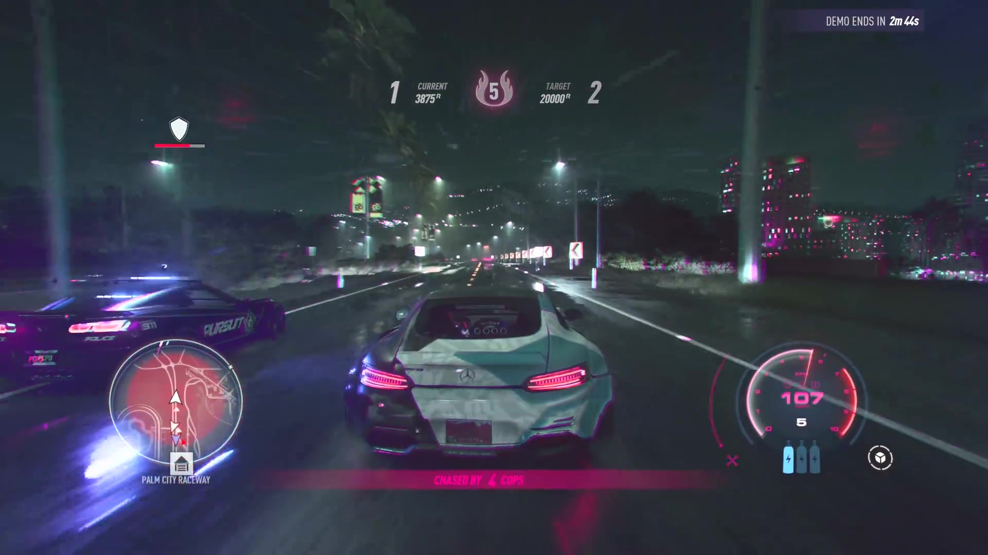 《極速快感21》PS4 Pro版演示 警車追逐太凶了