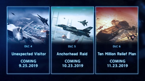 《空戰奇兵7：未知空域》DLC4-6發行日期公布