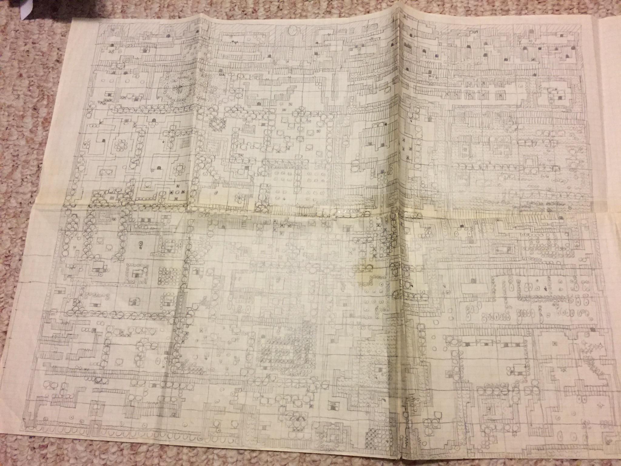 20年後，《薩爾達傳說：織夢島》的手繪地圖還能用
