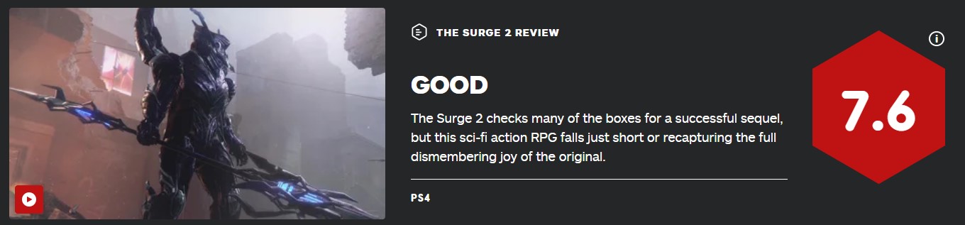 《機甲狂潮2》IGN 7.6分：沒有了1代那種斷肢快感