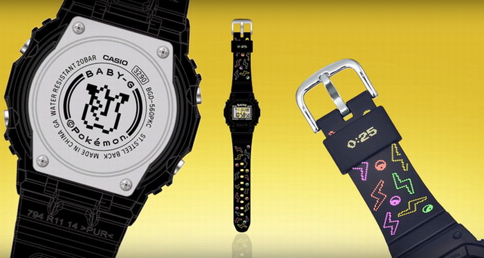 卡西歐X寶可夢 複古主題皮卡丘手錶售價850元