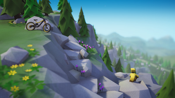 模擬單車遊戲《Lonely Mountains：Downhill》截圖欣賞