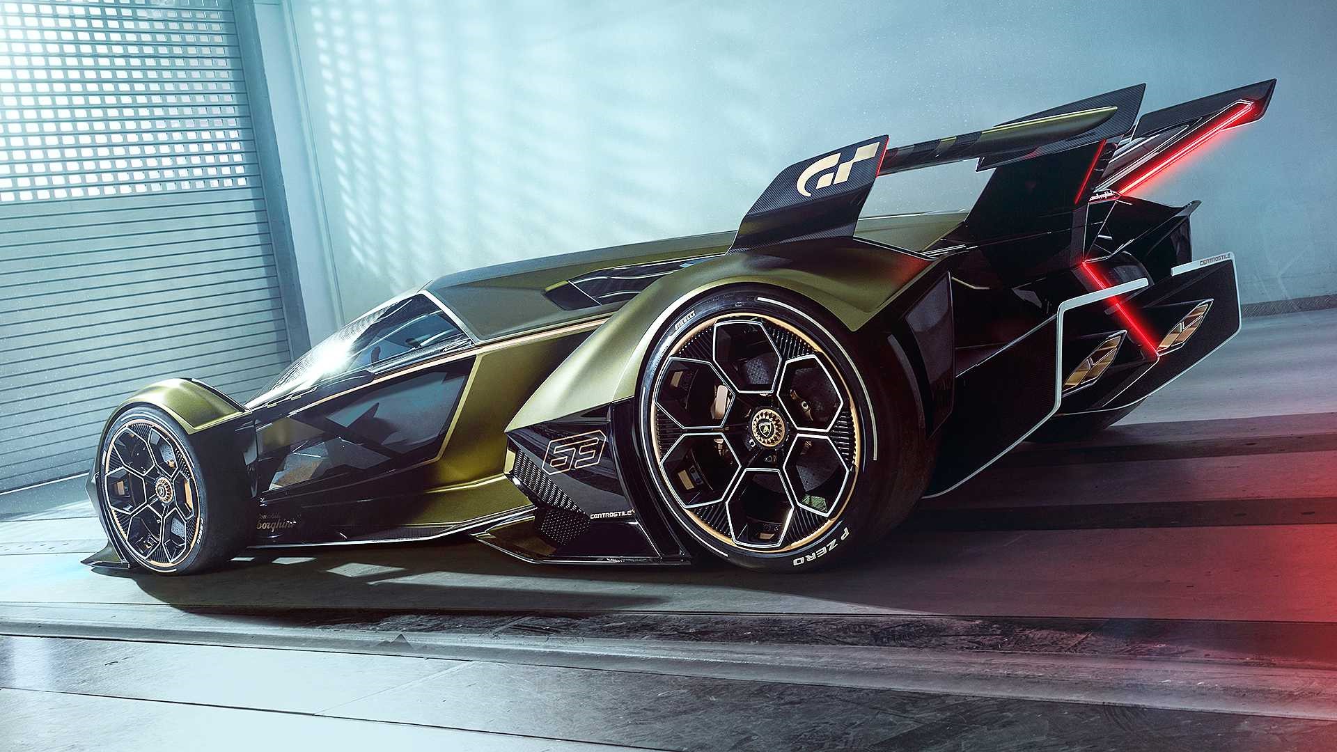藍寶堅尼新款概念跑車VGT發布 設計驚豔造型科幻