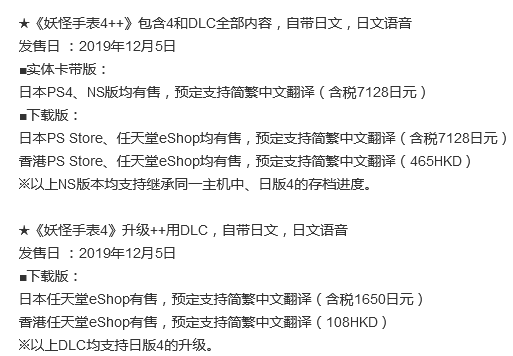 L5公開《妖表4++》好消息：中文補丁與發售日同步！
