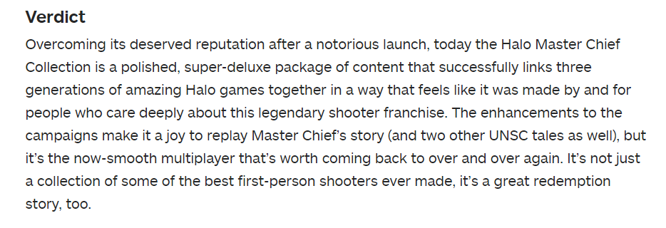 《光環：士官長合集 2019》IGN9.5分 像改過自新的離婚老父親