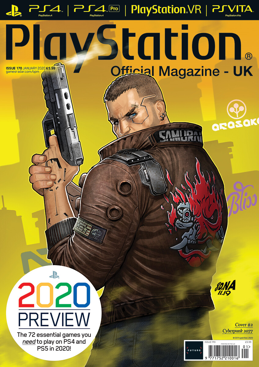 英國PlayStation官方雜誌1月封面 克勞德舉大劍真酷