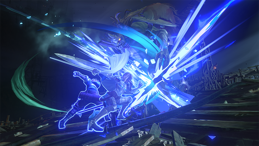 《碧藍幻想：RELINK》新演示：四猛漢狂錘怪物！