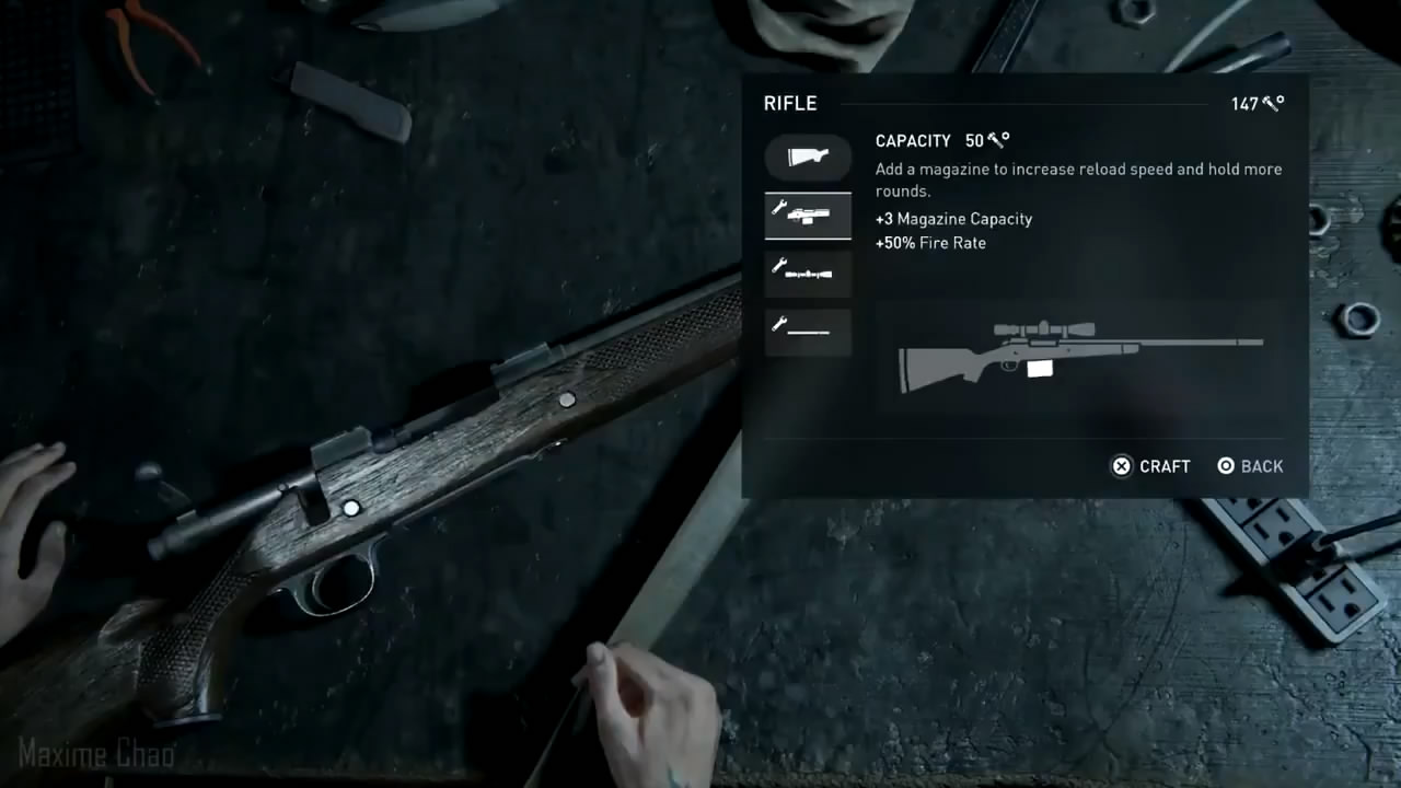 《最後的生還者2》短視頻公布 槍械改裝系統曝光