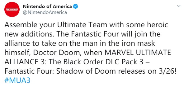 對決毀滅博士 驚奇4超人3月26日加入《漫威終極聯盟3》