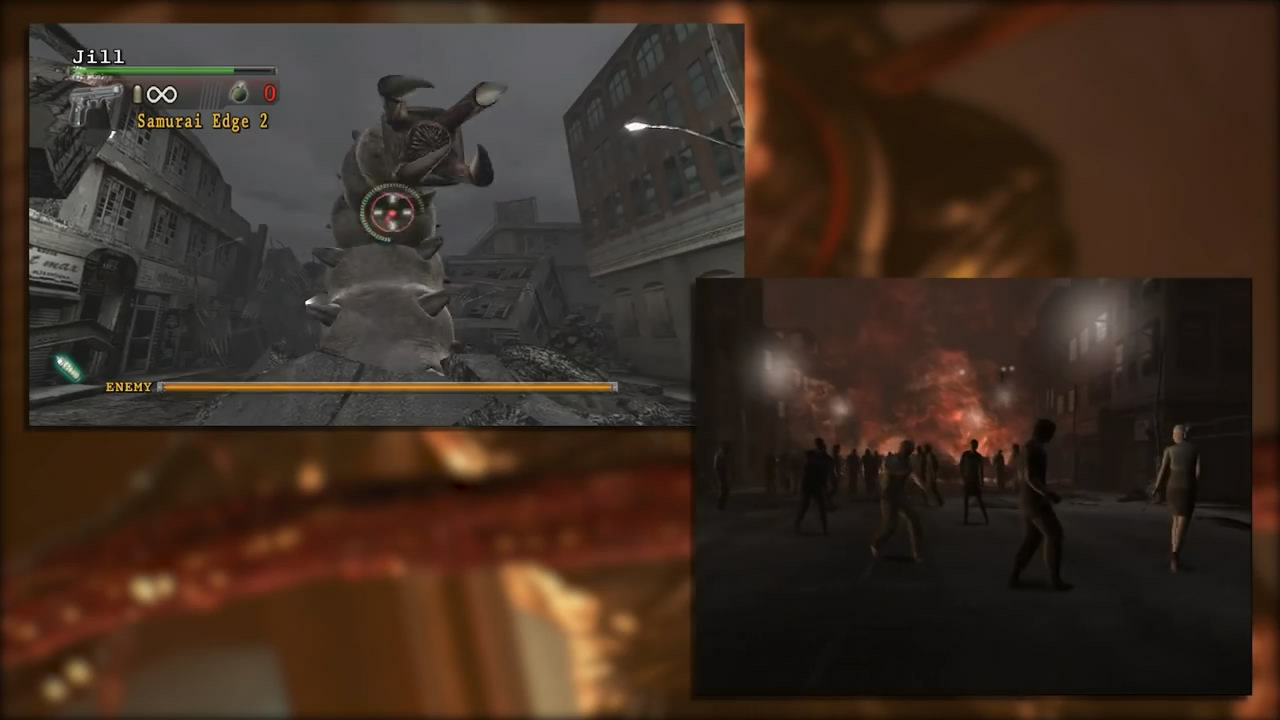 《惡靈古堡3》與諸多生化作品的聯繫 吉爾腿夾喪屍頭