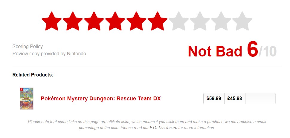 《寶可夢：不可思議的迷宮救助隊DX》IGN6分 千篇一律的迷宮之旅