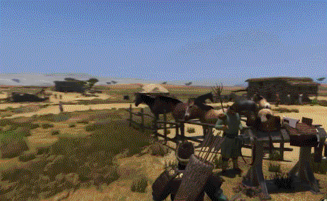 《騎馬與砍殺2：霸主》細膩的村鎮場景分享