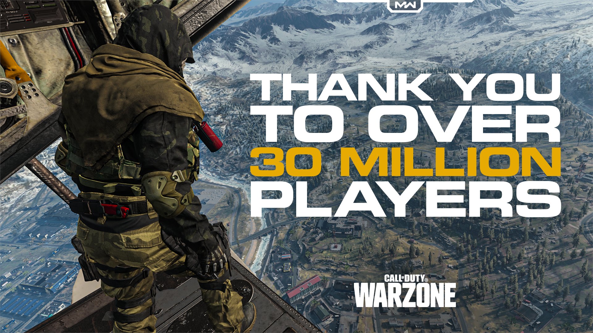 《決勝時刻：戰區》玩家破3000萬 僅用了十天時間