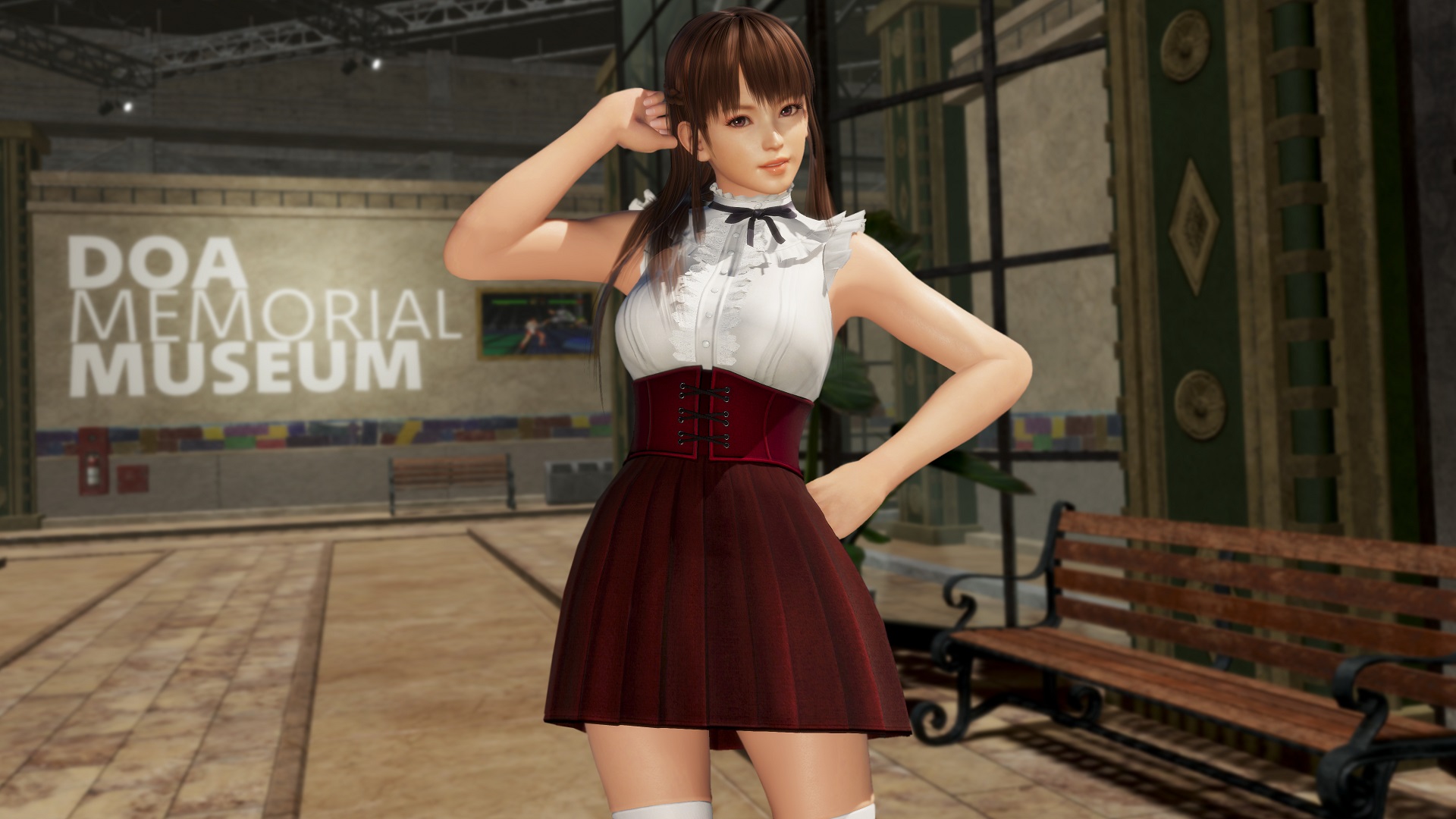 雷芳領銜主演 展示《生死格鬥6》上流社會校服DLC服裝