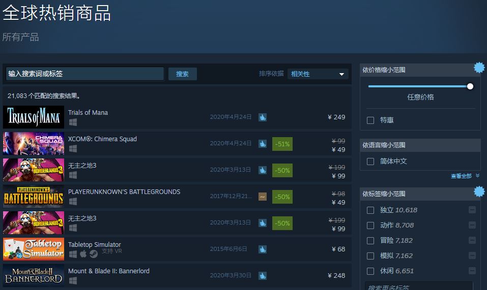 《聖劍傳說3:重製版》登頂Steam熱銷榜 好評率89%