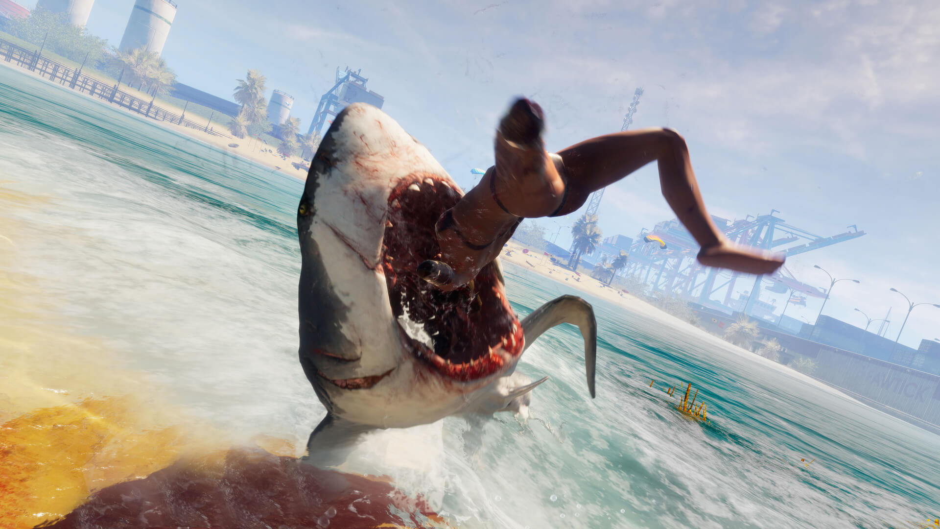 模擬遊戲《食人鯊》全新截圖放出 瘋狂鯊魚血腥殺戮