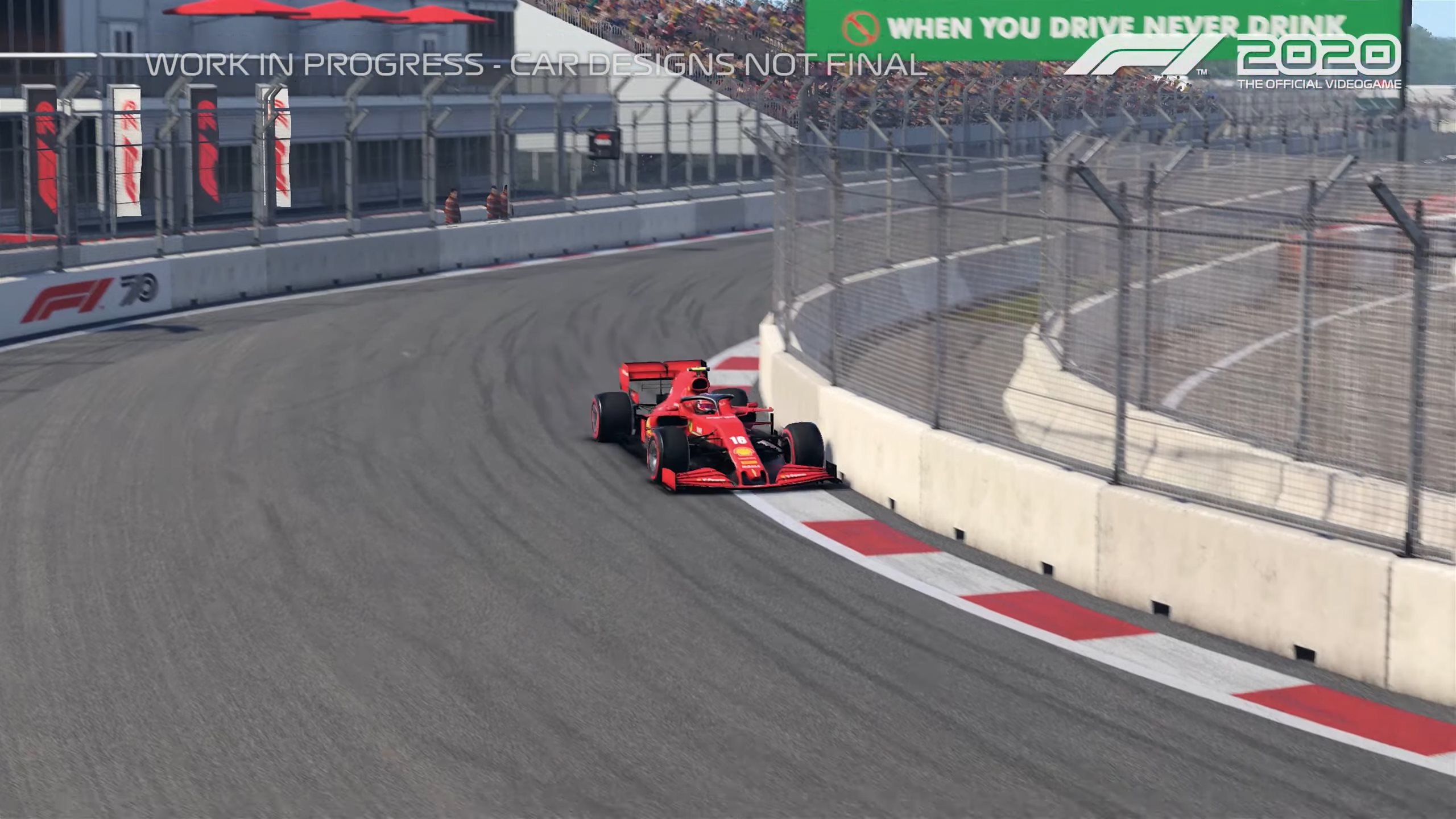 《F1 2020》河內賽道單圈演示 第一人稱極速體驗