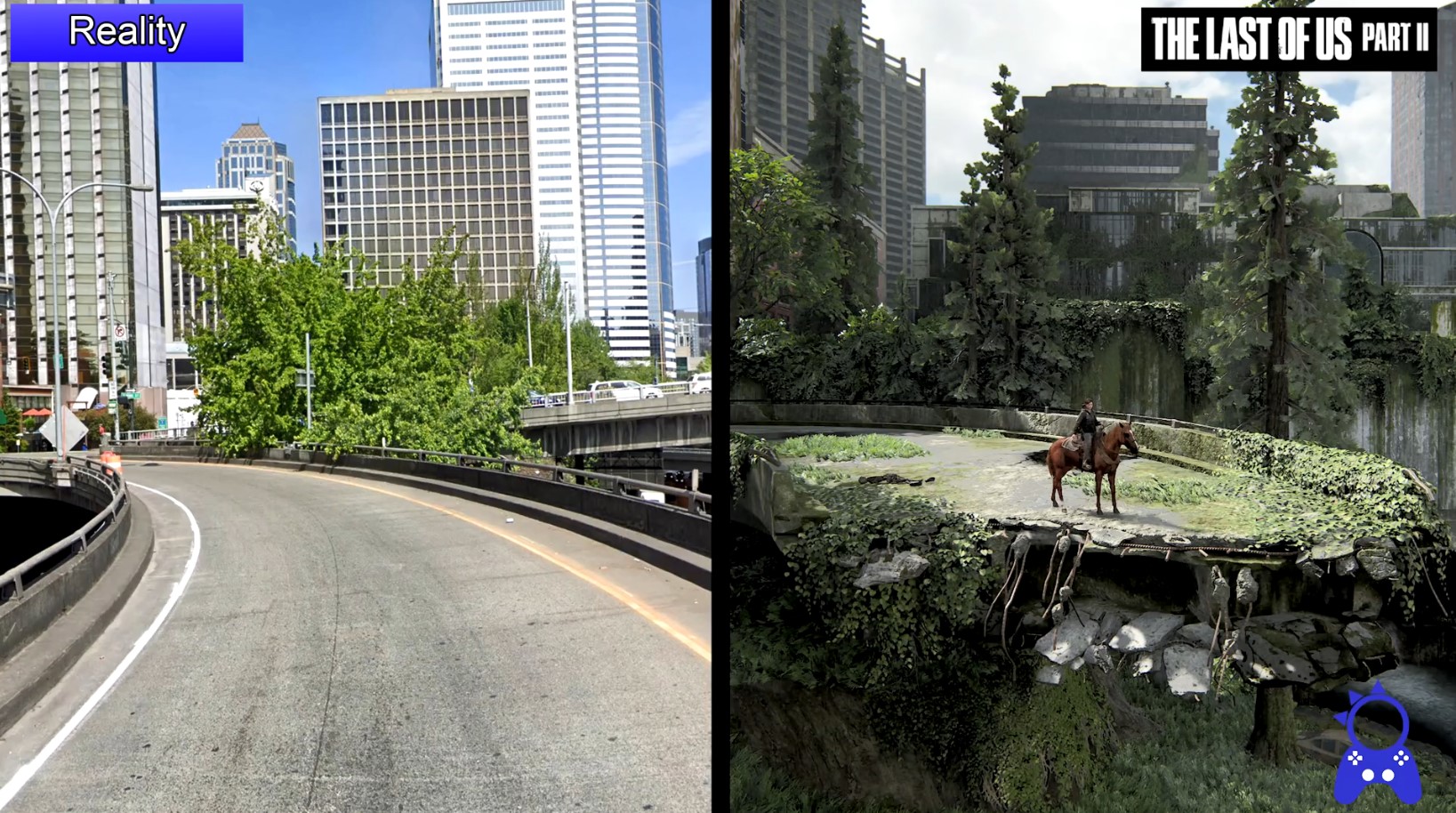 簡直超越實景！《最後的生還者2》與西雅圖實景對比