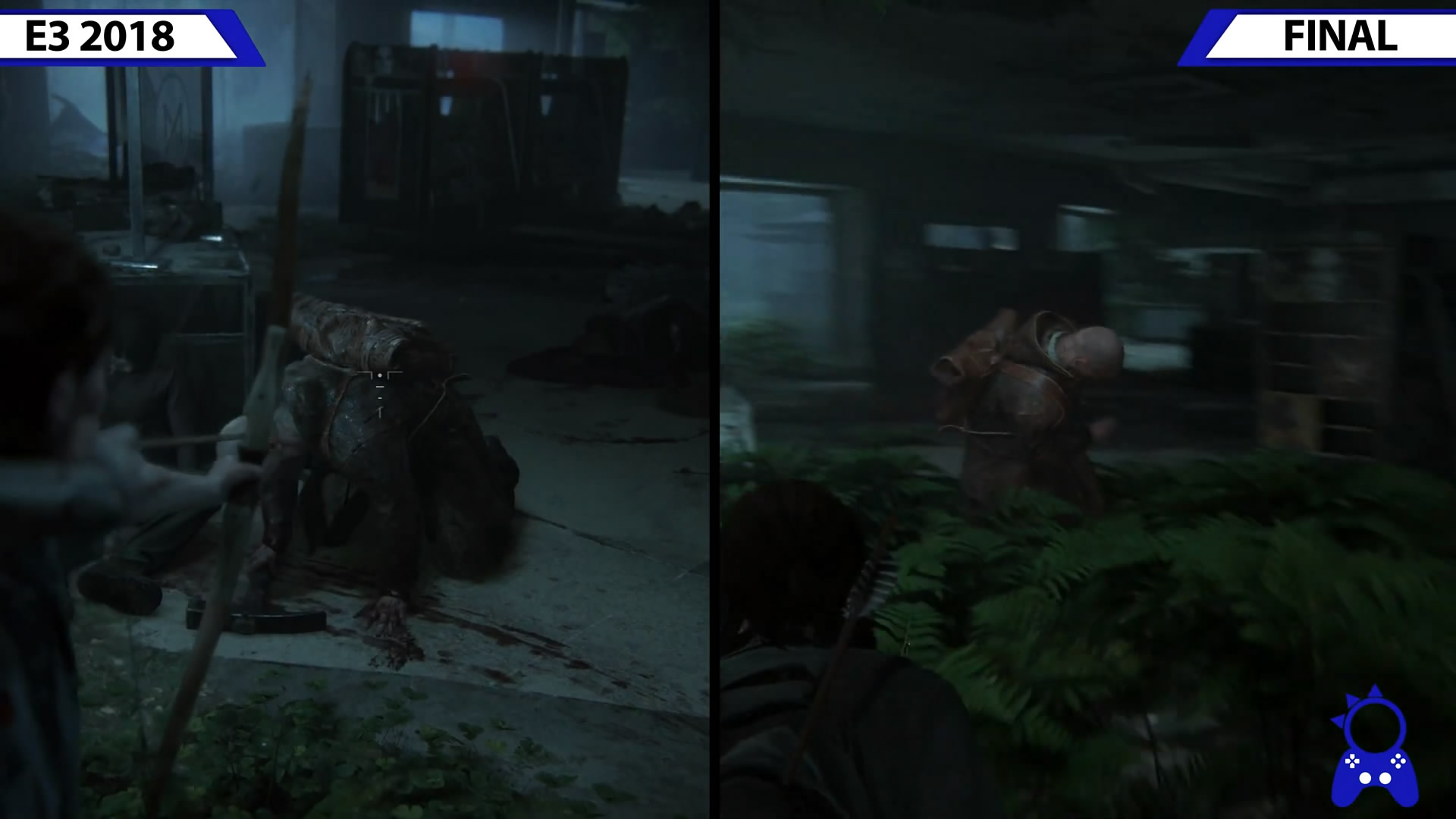 《最後的生還者2》E3預告與最終版對比 畫面縮水？