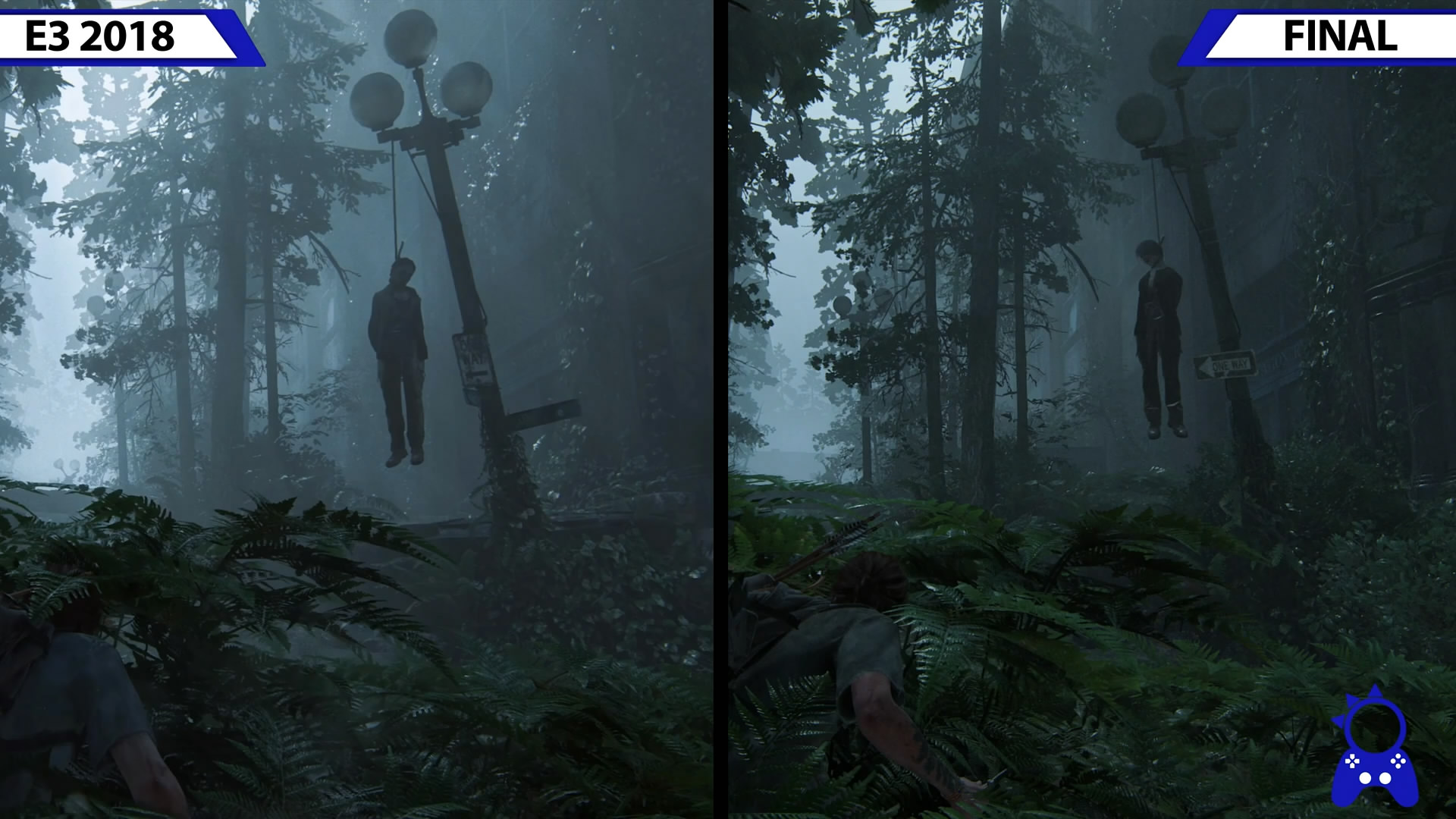 《最後的生還者2》E3預告與最終版對比 畫面縮水？