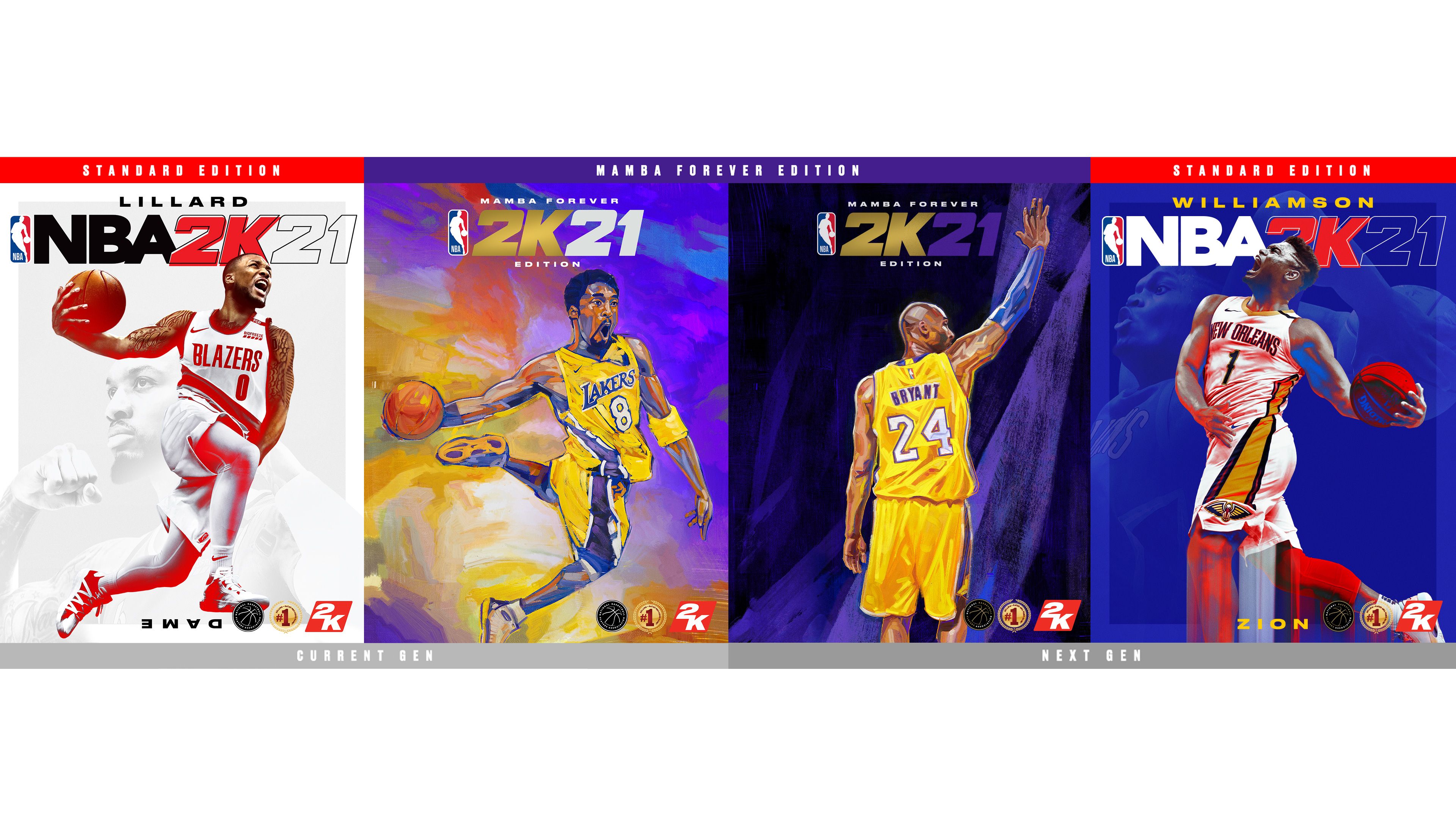 《NBA 2K21》9月4日發售 紀念科比推出“曼巴永恆版”