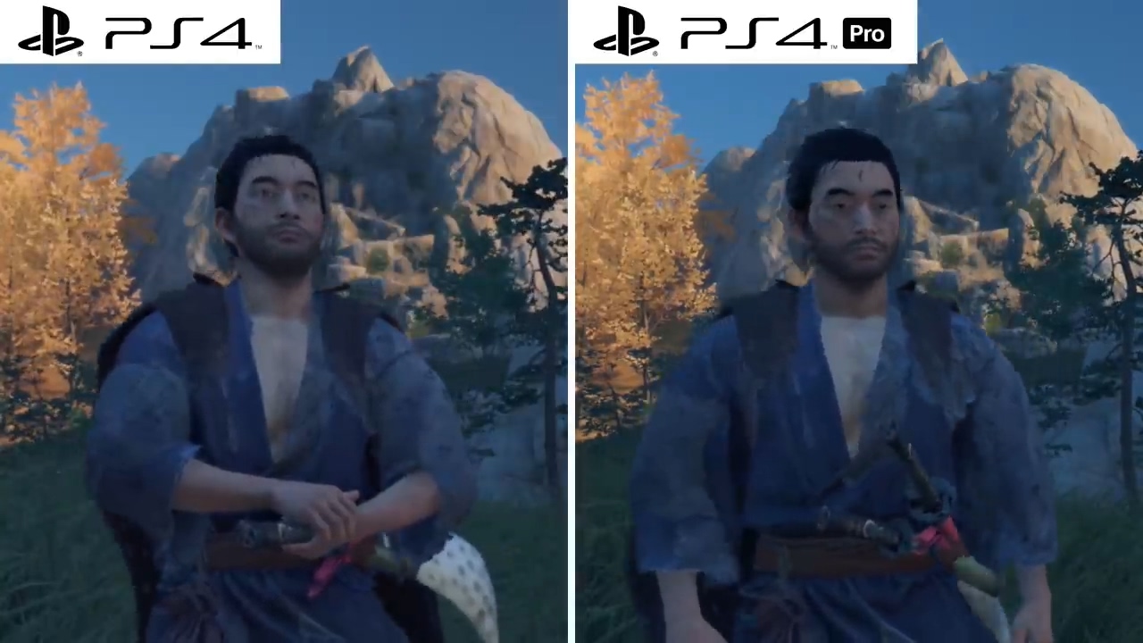 《對馬戰鬼》PS4和PS4 Pro畫面對比視頻