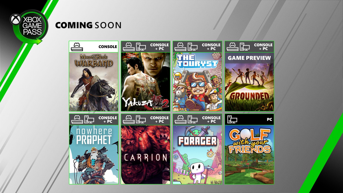 Xbox Game Pass主機/PC 7月下旬新增遊戲公布