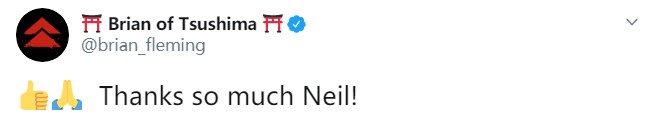 《最後的生還者2》製作人Neil通關《對馬戰鬼》後大加讚賞