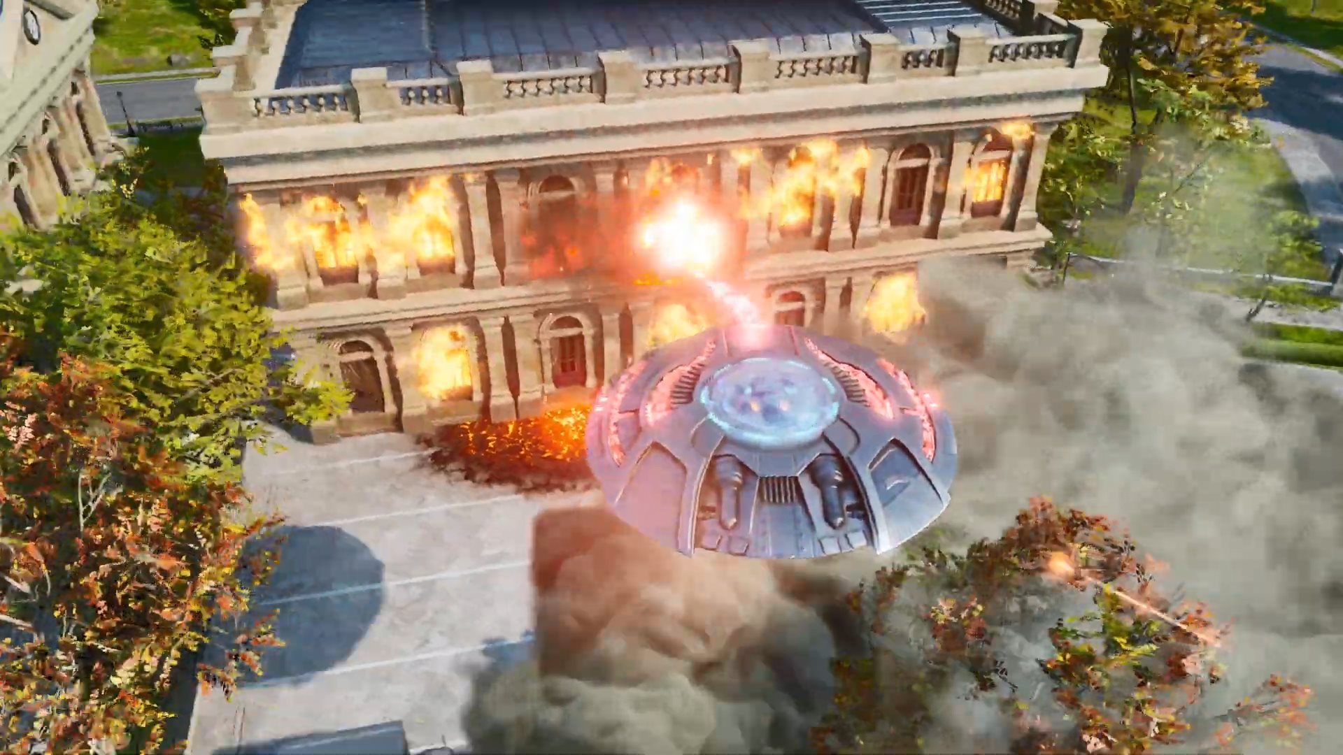 《毀滅全人類：重製版》新武器演示 駕駛飛碟大搞破壞