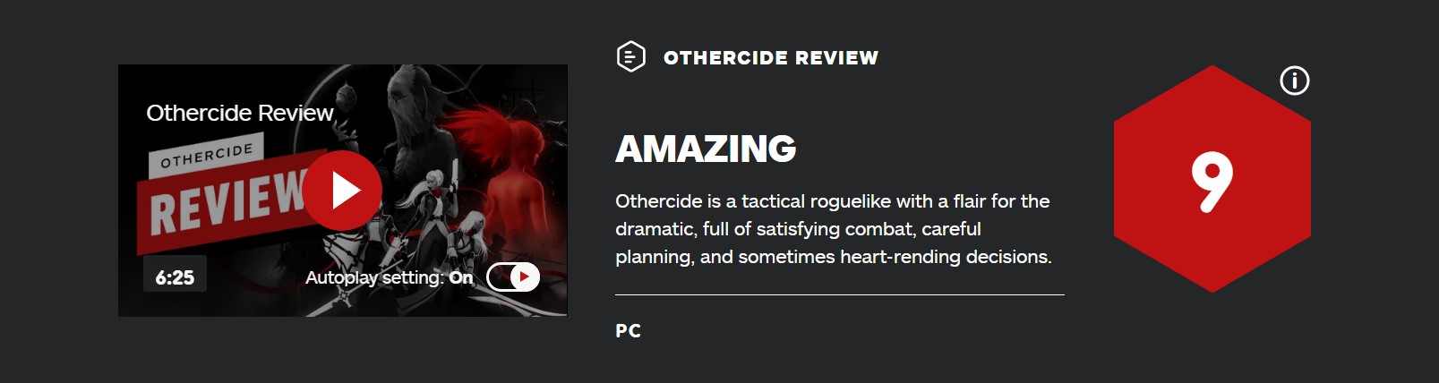 《彼岸花》IGN 9分：超棒的戰術劇情Roguelike遊戲