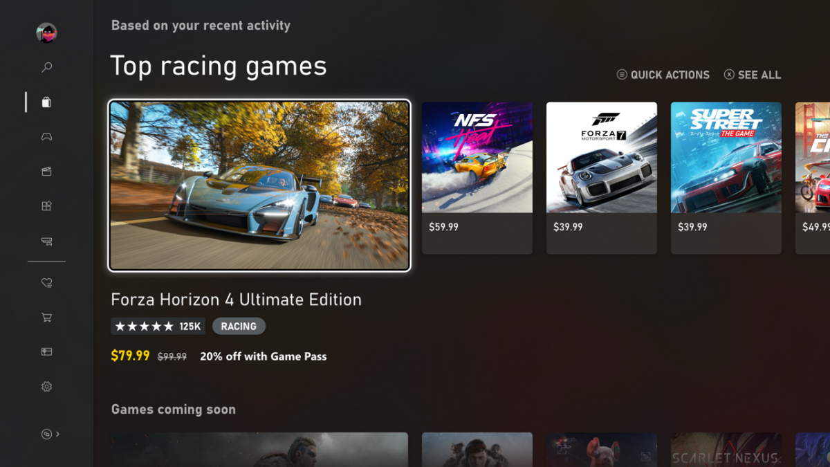 全新Xbox商店正式公開 更快、更簡便、更安全