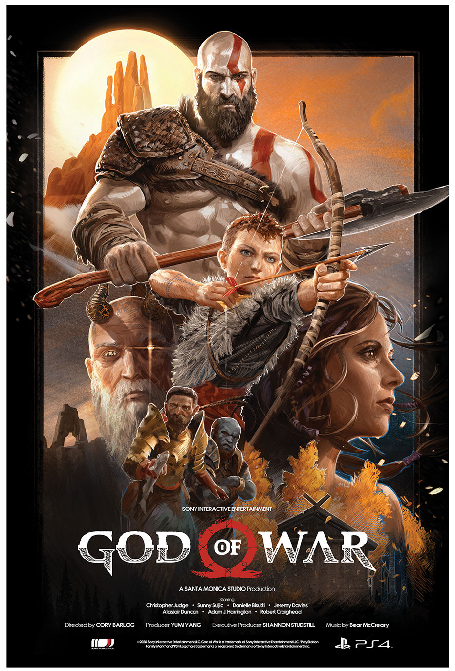 《戰神4》推出限定版實體海報 預購價近60美元