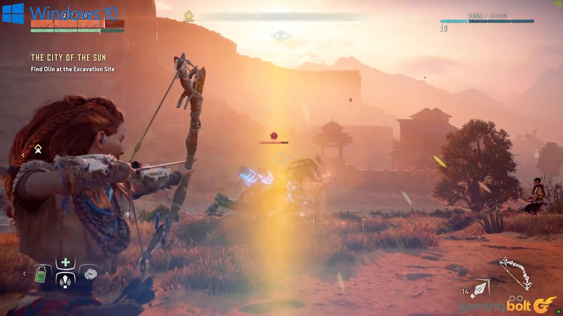 《地平線：期待黎明》PC版與PS4版新對比視頻 PC畫面美