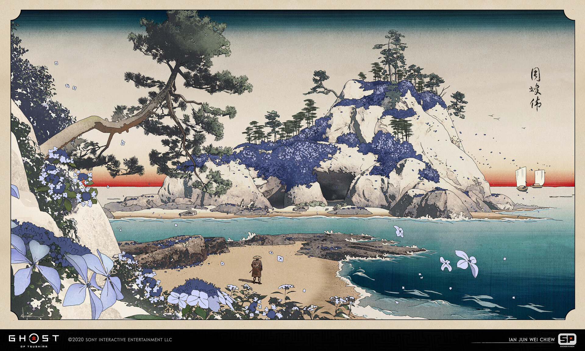 《對馬戰鬼》百餘張概念原畫賞析 再現古代日本風貌