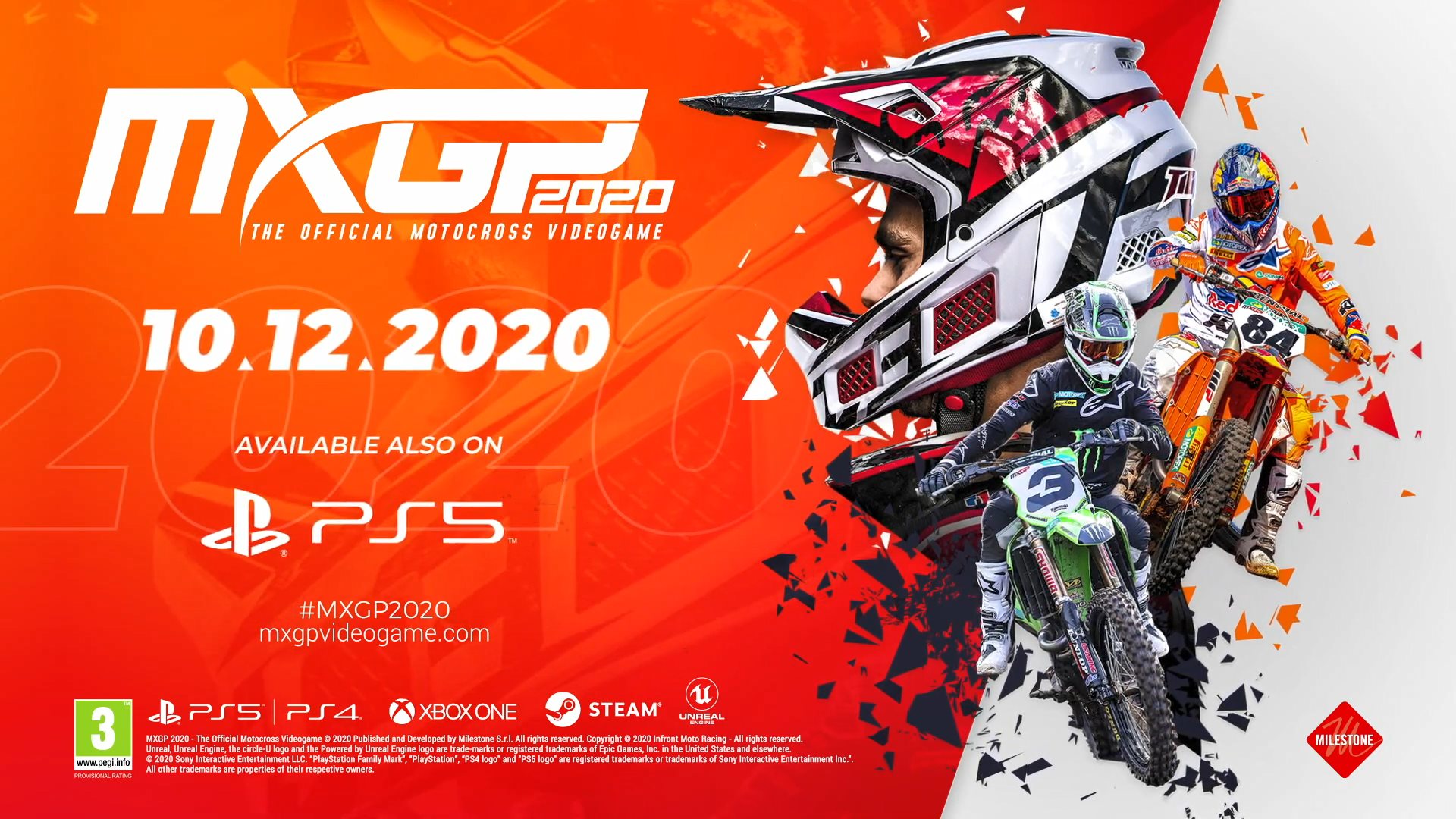 《越野摩托2020》12月10日發售 將帶來全新的真實體驗