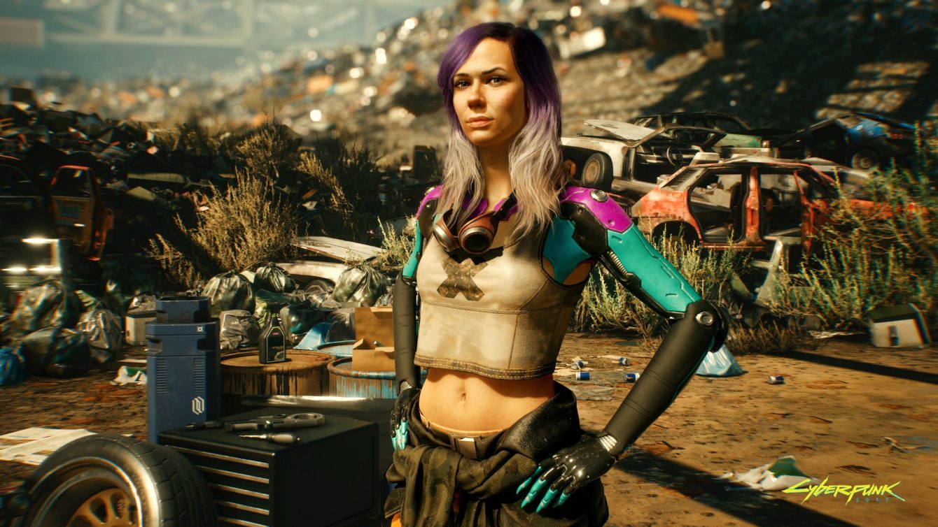 前IGN美女編輯在《電馭叛客2077》裡飾演女性NPC