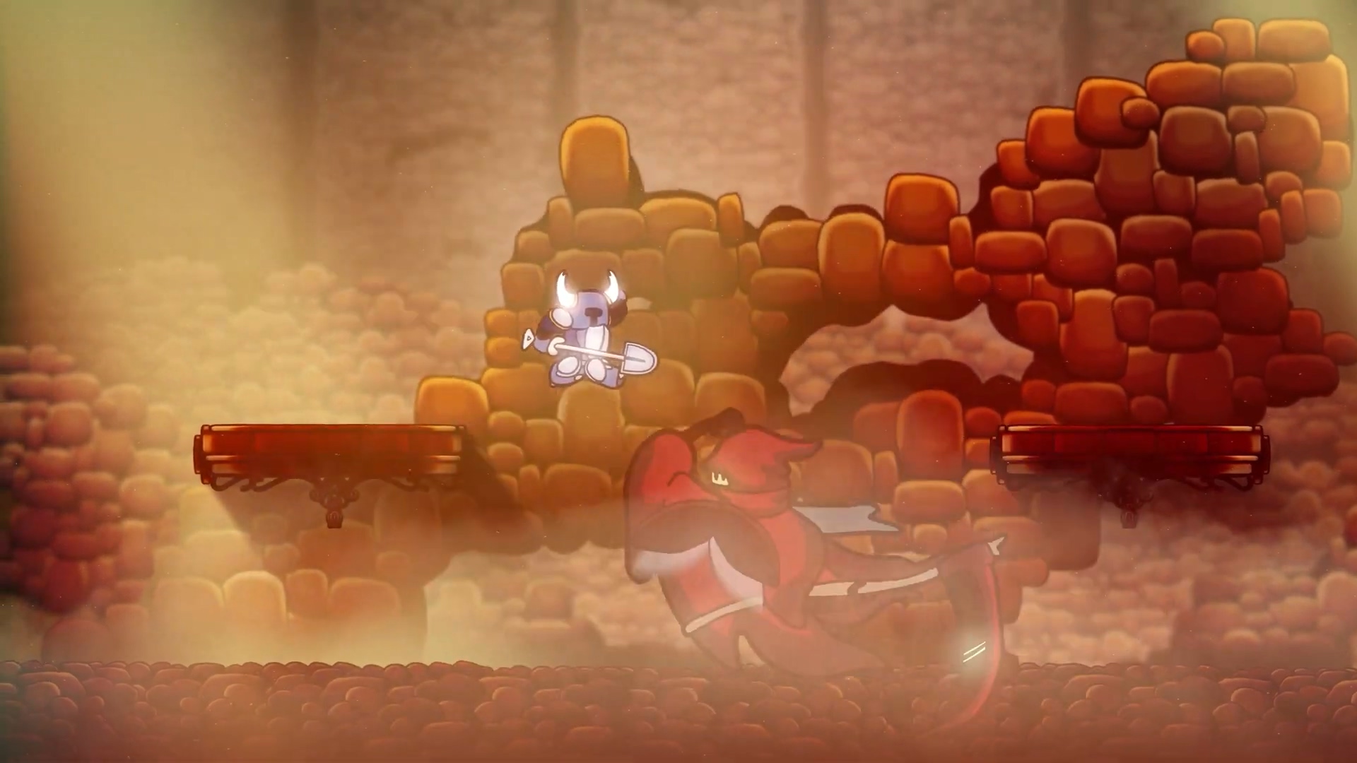 粉絲製作有愛動畫 假如《鏟子騎士》穿越到其他遊戲