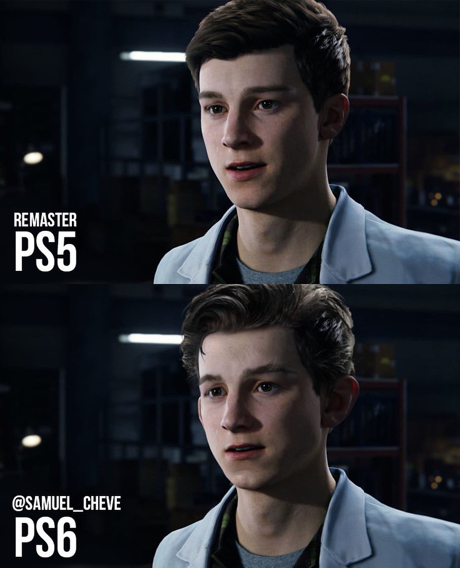 玩家自己動手把蜘蛛人臉模換成了荷蘭弟和加菲爾德