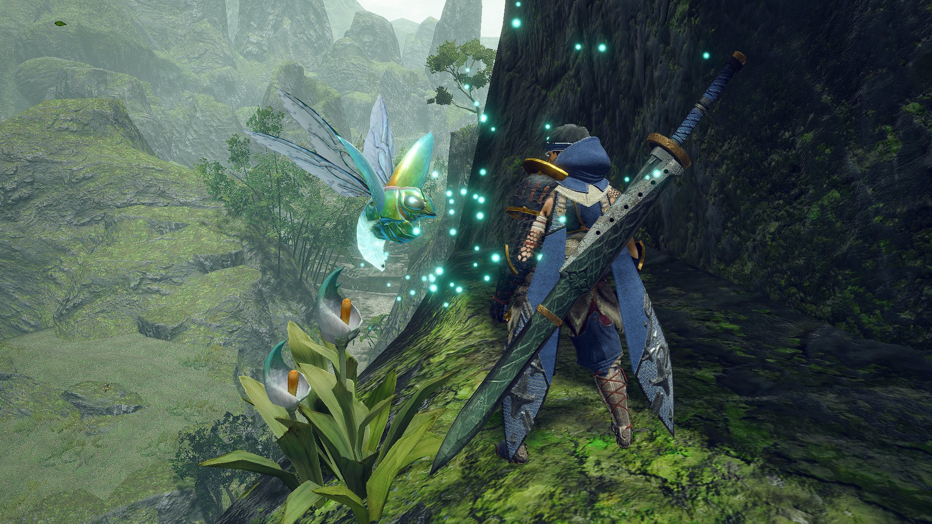《魔物獵人：崛起》環境生物及部分武器翔蟲動作演示