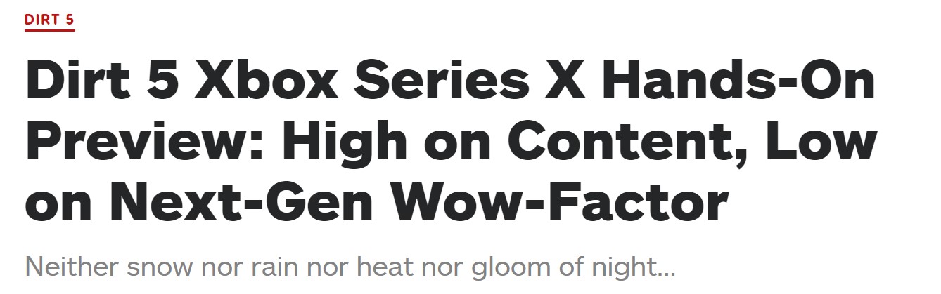 XSX版《大地長征5》IGN上手體驗：沒有次世代那味兒